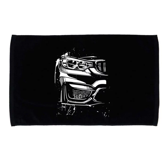 Sports Car Automotive Microfiber Hand Towel