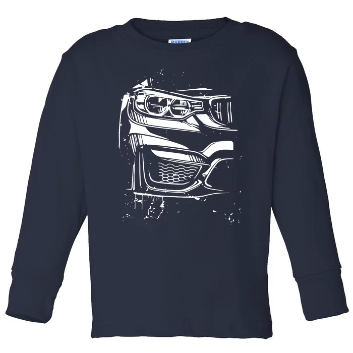 Sports Car Automotive Toddler Long Sleeve Shirt