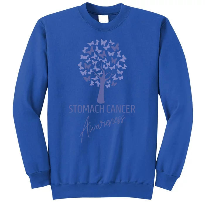 Stomach Cancer Awareness Butterfly Tree Motivational Gift Cute Gift Sweatshirt