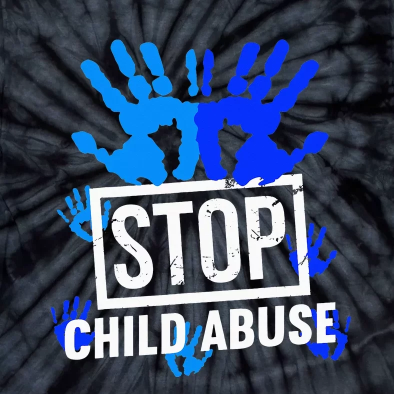 Stop Child Abuse Child Abuse Prevention awareness Tie-Dye T-Shirt