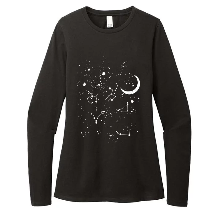 Stargazing Constellation Astronomy Lover Great Gift Womens CVC Long Sleeve Shirt