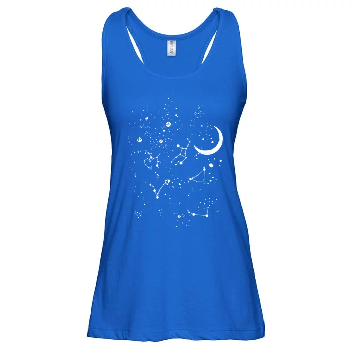 Stargazing Constellation Astronomy Lover Great Gift Ladies Essential Flowy Tank