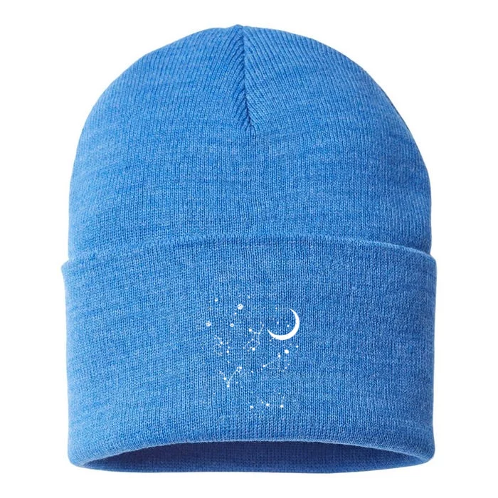 Stargazing Constellation Astronomy Lover Great Gift Sustainable Knit Beanie