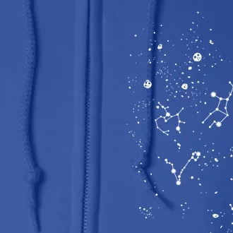 Stargazing Constellation Astronomy Lover Great Gift Full Zip Hoodie