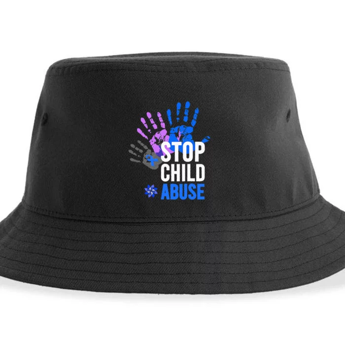 Stop Child Abuse Child Abuse Prevention Awareness Sustainable Bucket Hat