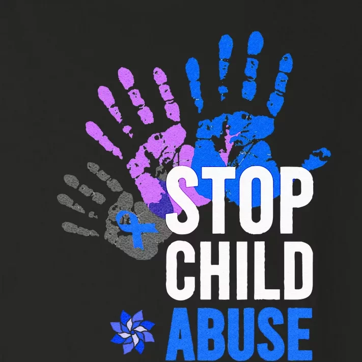 Stop Child Abuse Child Abuse Prevention Awareness Toddler Long Sleeve Shirt