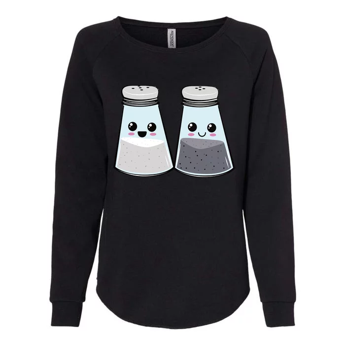 Super Cute And Fun Salt And Pepper Shaker Costume Cute Gift Womens California Wash Sweatshirt