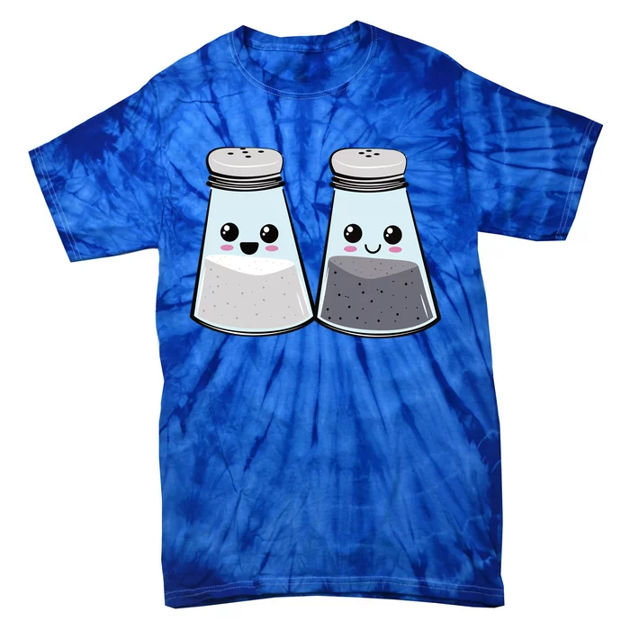 Super Cute And Fun Salt And Pepper Shaker Costume Cute Gift Tie-Dye T-Shirt