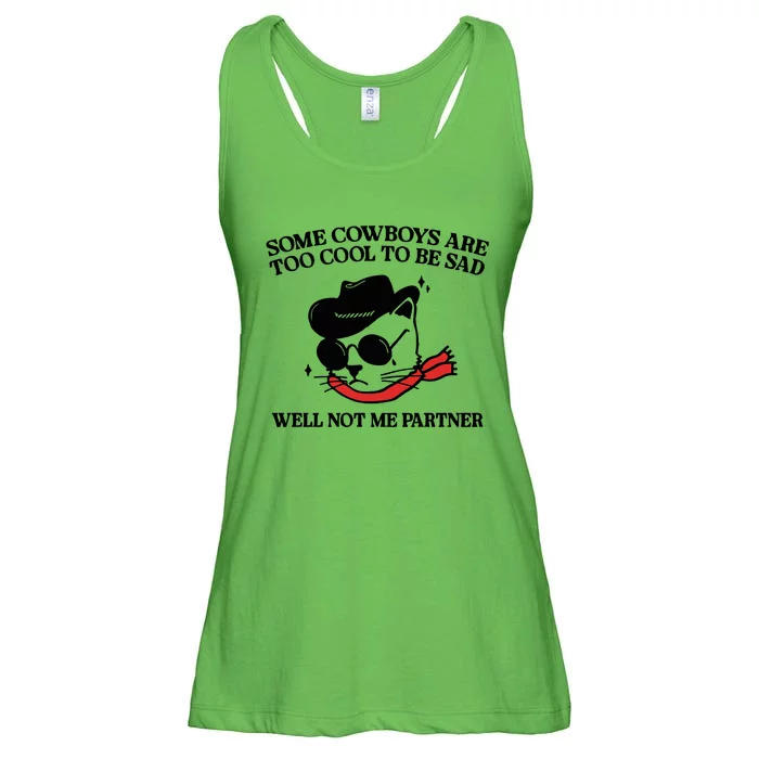 Some Cowboys Are Too Cool To Be Sad Ladies Essential Flowy Tank