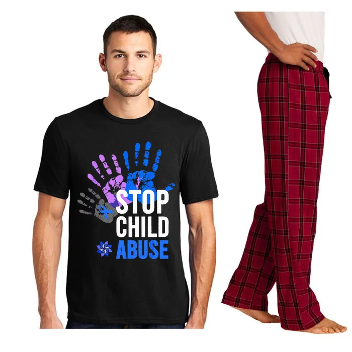 Stop Child Abuse Child Abuse Stop Child Abuse Pajama Set