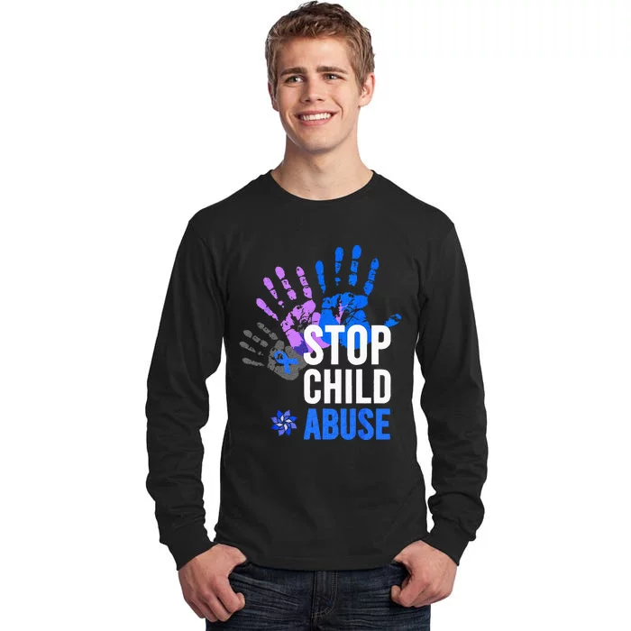 Stop Child Abuse Child Abuse Stop Child Abuse Tall Long Sleeve T-Shirt