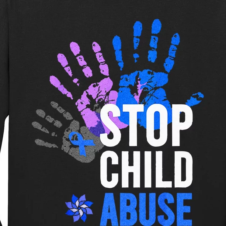 Stop Child Abuse Child Abuse Stop Child Abuse Tall Long Sleeve T-Shirt