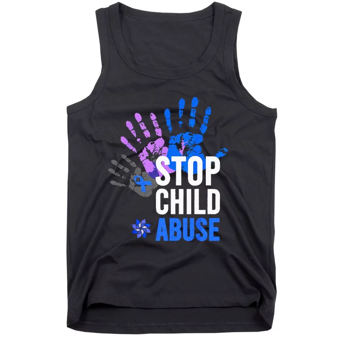 Stop Child Abuse Child Abuse Stop Child Abuse Tank Top