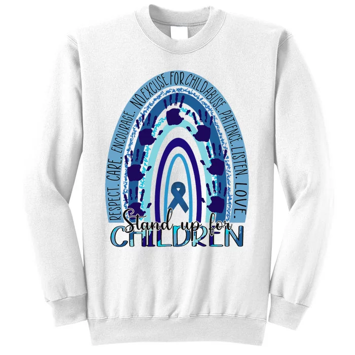 Stop Child Abuse Prevention Awareness Month Sweatshirt