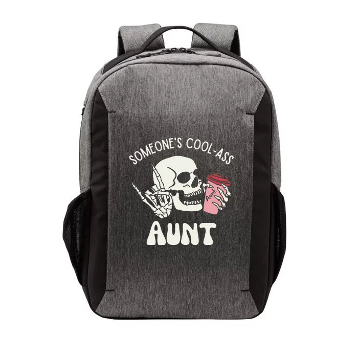 Someone's Cool Ass Aunt Cool Auntie Club Skull Skeleton Vector Backpack