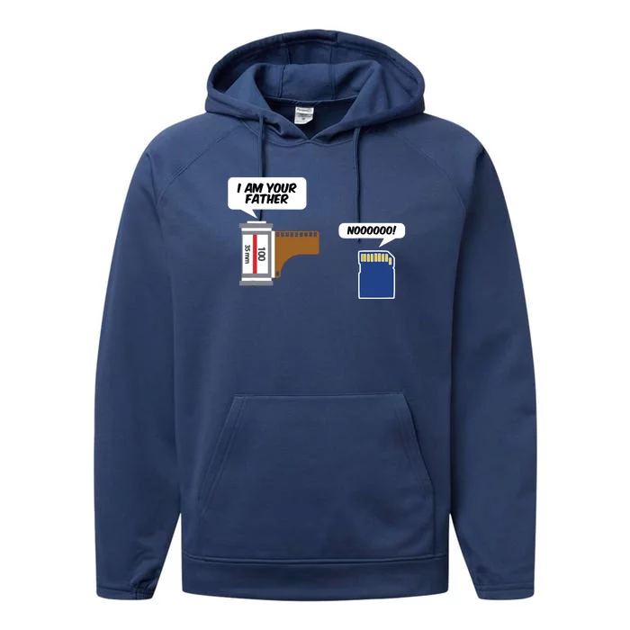 SD Card And Camera Film Funny Photographer Performance Fleece Hoodie