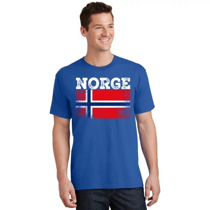 Scandinavian Culture And The Rich History Of Norge Flag Gift T-Shirt