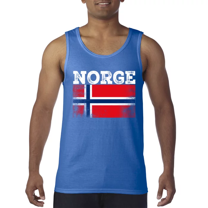 Scandinavian Culture And The Rich History Of Norge Flag Gift Tank Top