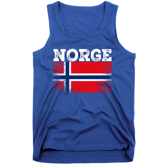 Scandinavian Culture And The Rich History Of Norge Flag Gift Tank Top