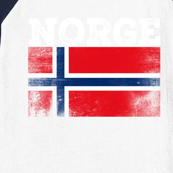 Scandinavian Culture And The Rich History Of Norge Flag Gift Baseball Sleeve Shirt