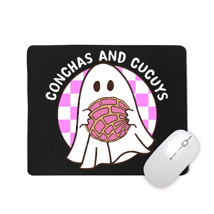 Spooky Conchas And Cucuys Mexican Ghost Halloween Costume Mousepad