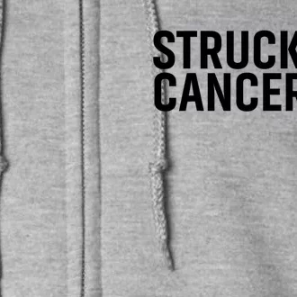 Struckout Cancer Awareness Walk Baseball For Men Women Full Zip Hoodie