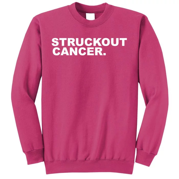 Struckout Cancer Awareness Walk Baseball For Men Women Sweatshirt