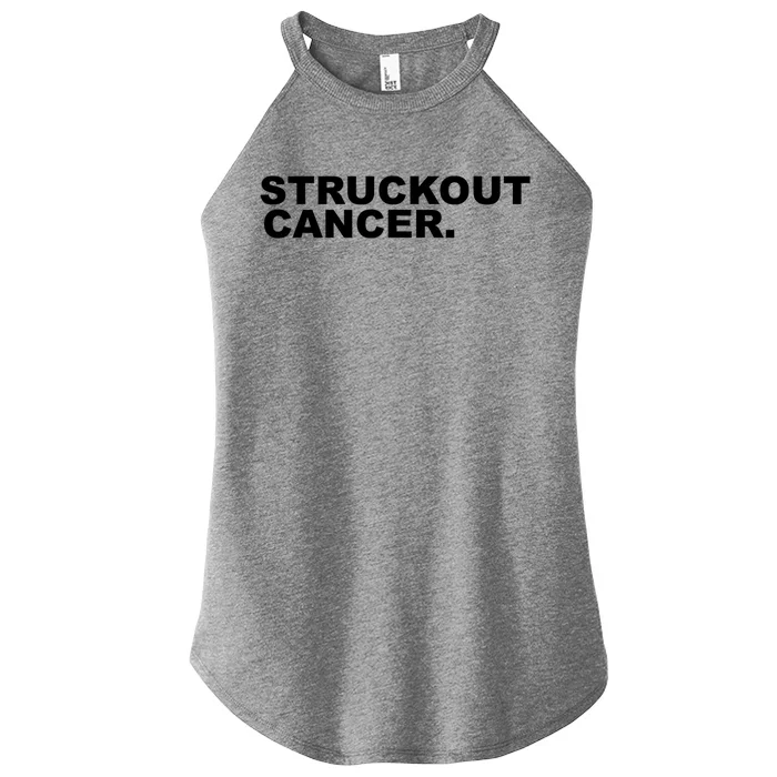 Struckout Cancer Awareness Walk Baseball For Men Women Women’s Perfect Tri Rocker Tank