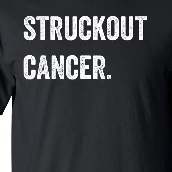 Struckout Cancer Awareness Walk Baseball For Men Women Tall T-Shirt