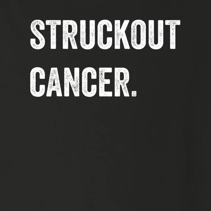 Struckout Cancer Awareness Walk Baseball For Men Women Toddler Long Sleeve Shirt