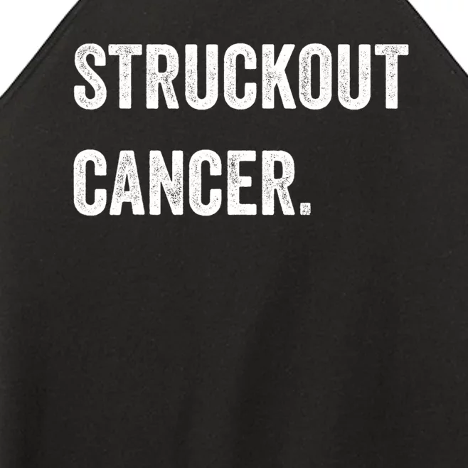 Struckout Cancer Awareness Walk Baseball For Men Women Women’s Perfect Tri Rocker Tank