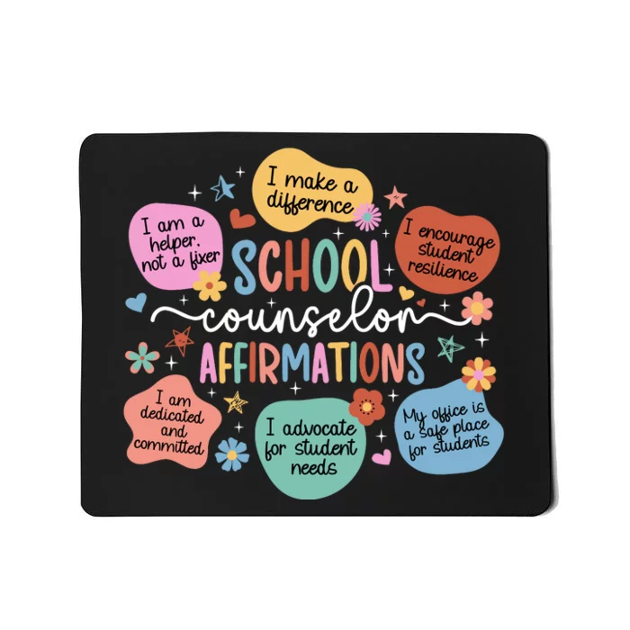 School Counselor Affirmations School Counseling Mousepad