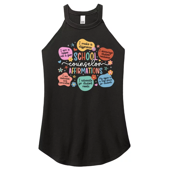 School Counselor Affirmations School Counseling Women’s Perfect Tri Rocker Tank