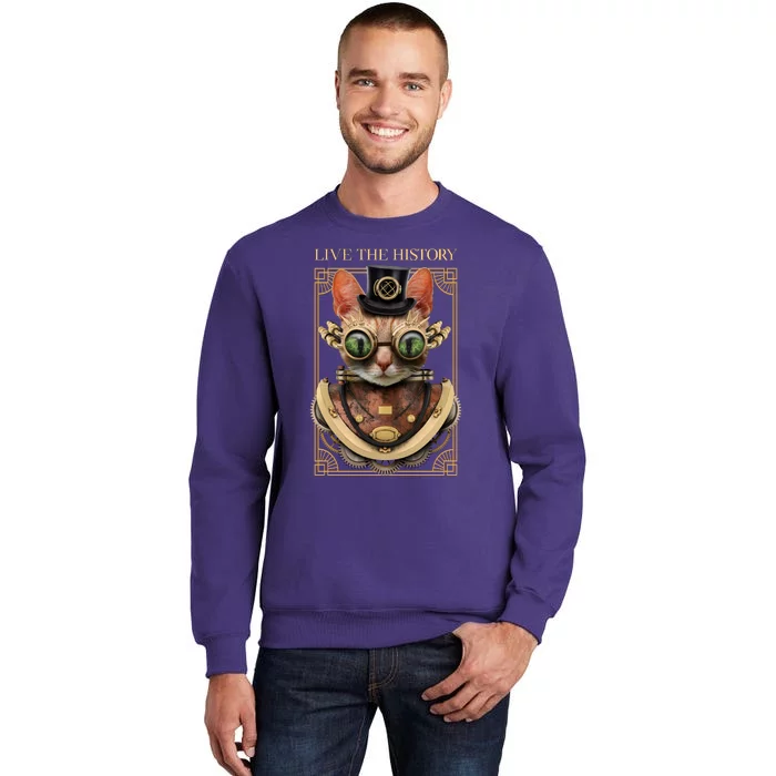 Steampunk Cat Animal Bizarre Sweatshirt