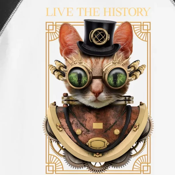 Steampunk Cat Animal Bizarre Toddler Fine Jersey T-Shirt