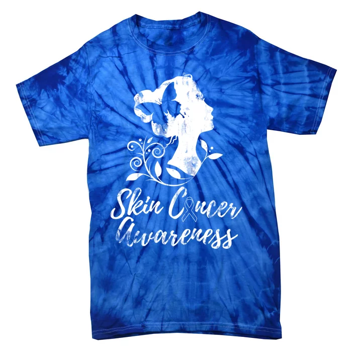 Skin Cancer Awareness Gift Tie-Dye T-Shirt