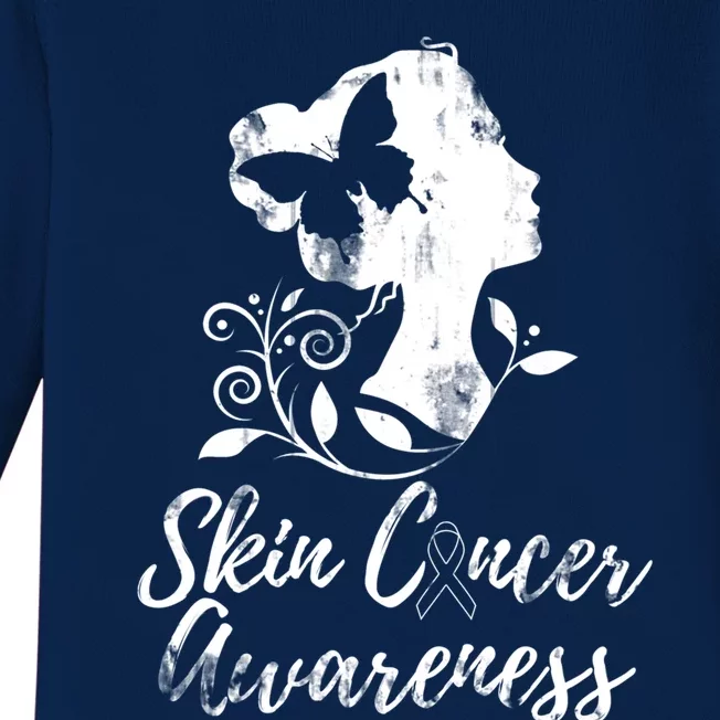 Skin Cancer Awareness Gift Baby Long Sleeve Bodysuit