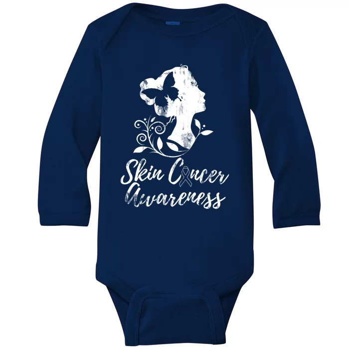 Skin Cancer Awareness Gift Baby Long Sleeve Bodysuit