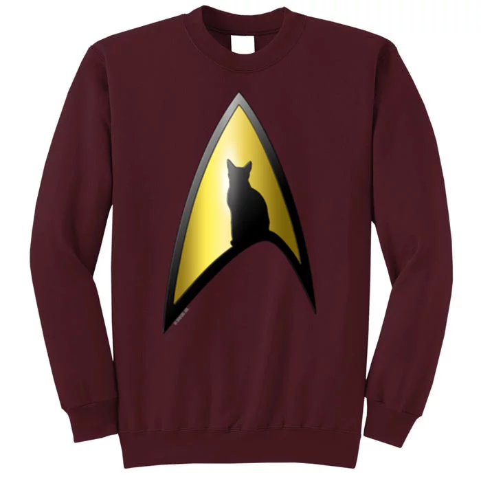 Starfleet Cat Active Tall Sweatshirt