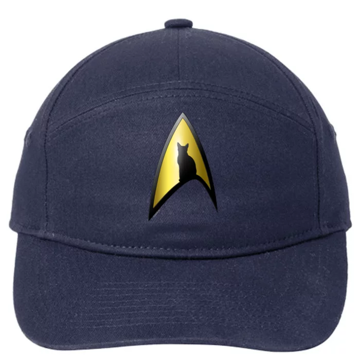 Starfleet Cat Active 7-Panel Snapback Hat