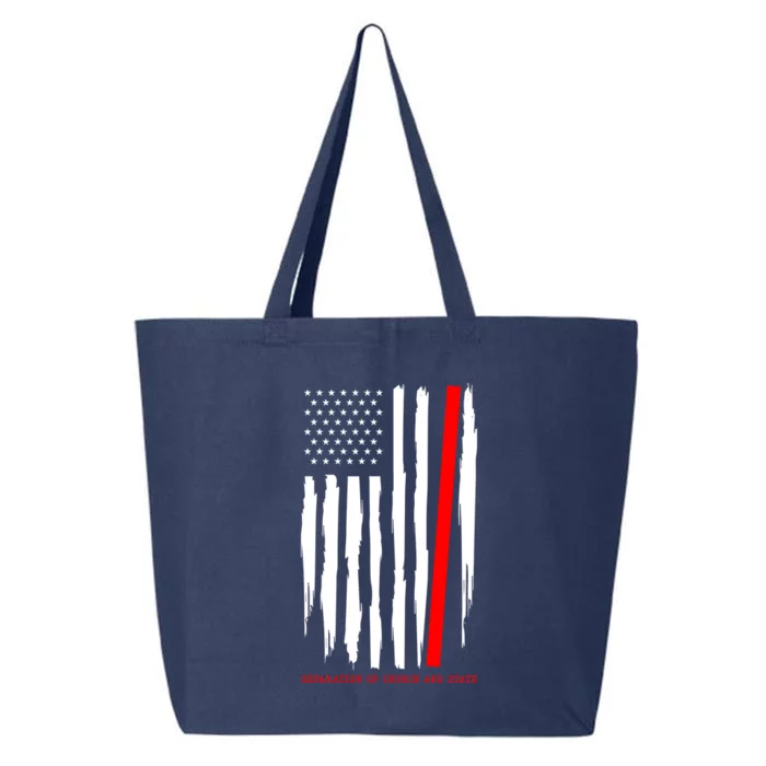 Seperate Church And State Again Political Awareness Us Flag Gift 25L Jumbo Tote