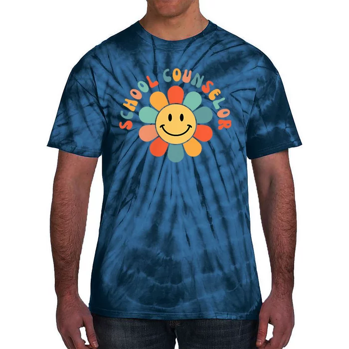 School Counselor Appreciation Shirt Teacher Squad 2 Sided Tie-Dye T-Shirt