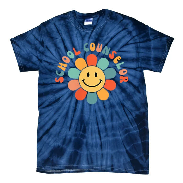 School Counselor Appreciation Shirt Teacher Squad 2 Sided Tie-Dye T-Shirt