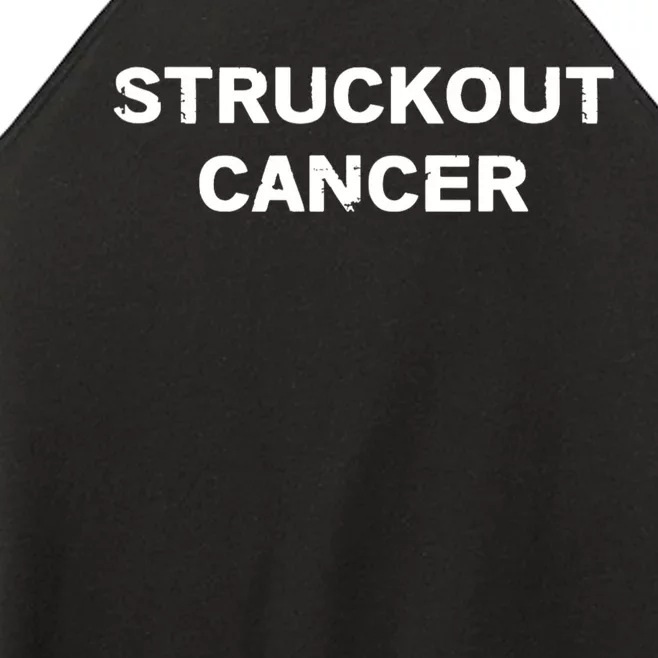 Struckout Cancer Awareness Walk Baseball For Men Women Women’s Perfect Tri Rocker Tank