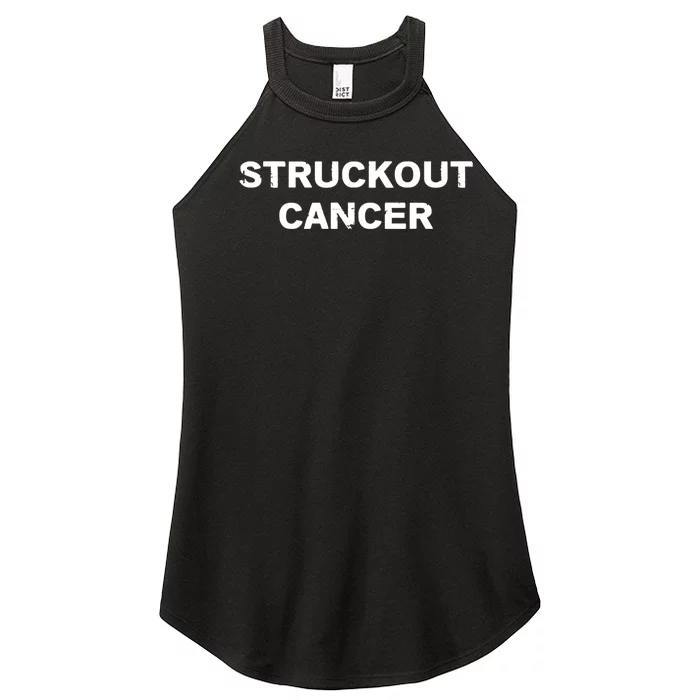 Struckout Cancer Awareness Walk Baseball For Men Women Women’s Perfect Tri Rocker Tank