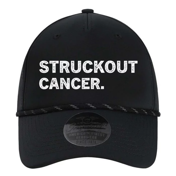 Struckout Cancer Awareness Walk Baseball For Men Women Performance The Dyno Cap