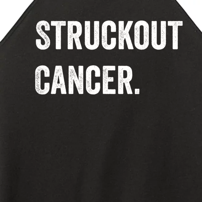 Struckout Cancer Awareness Walk Baseball For Men Women Women’s Perfect Tri Rocker Tank