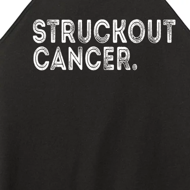 Struckout Cancer Awareness Walk Baseball For Men Women Women’s Perfect Tri Rocker Tank