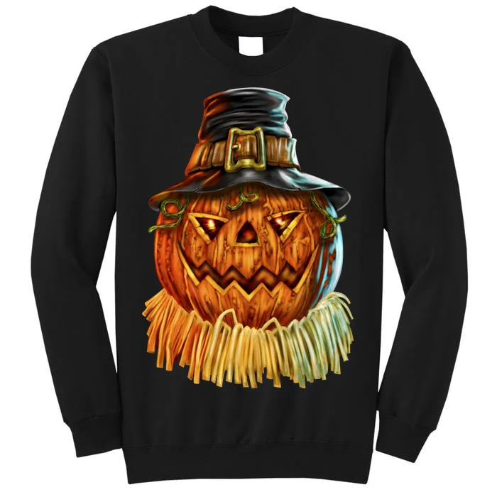 Scarecrow Pumpkin Halloween Sweatshirt