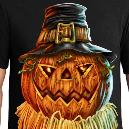 Scarecrow Pumpkin Halloween Pajama Set